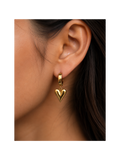 Aurelia Heart Drop Earrings