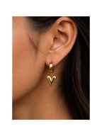 Aurelia Heart Drop Earrings