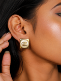 Golden Muse Pearl Studs