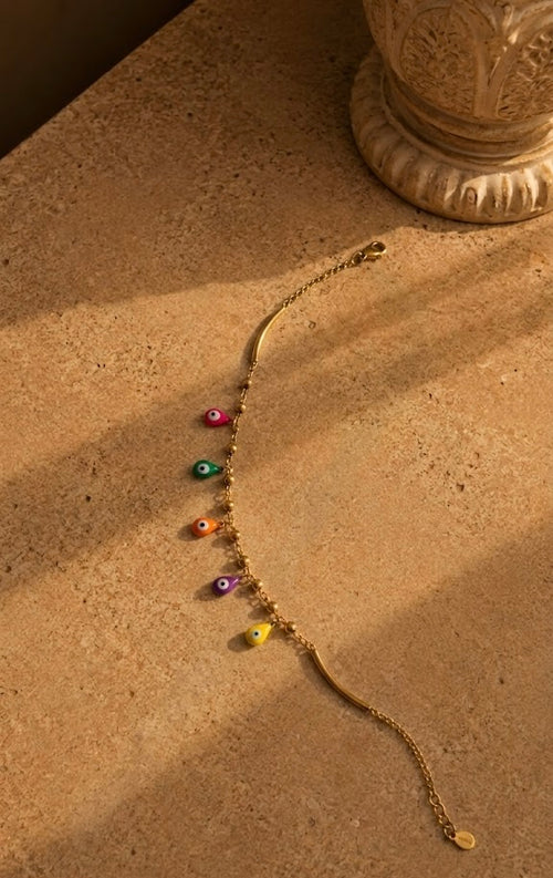 Evil Eye Glow Anklet