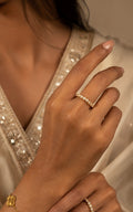 Halo Line Adjustable Ring