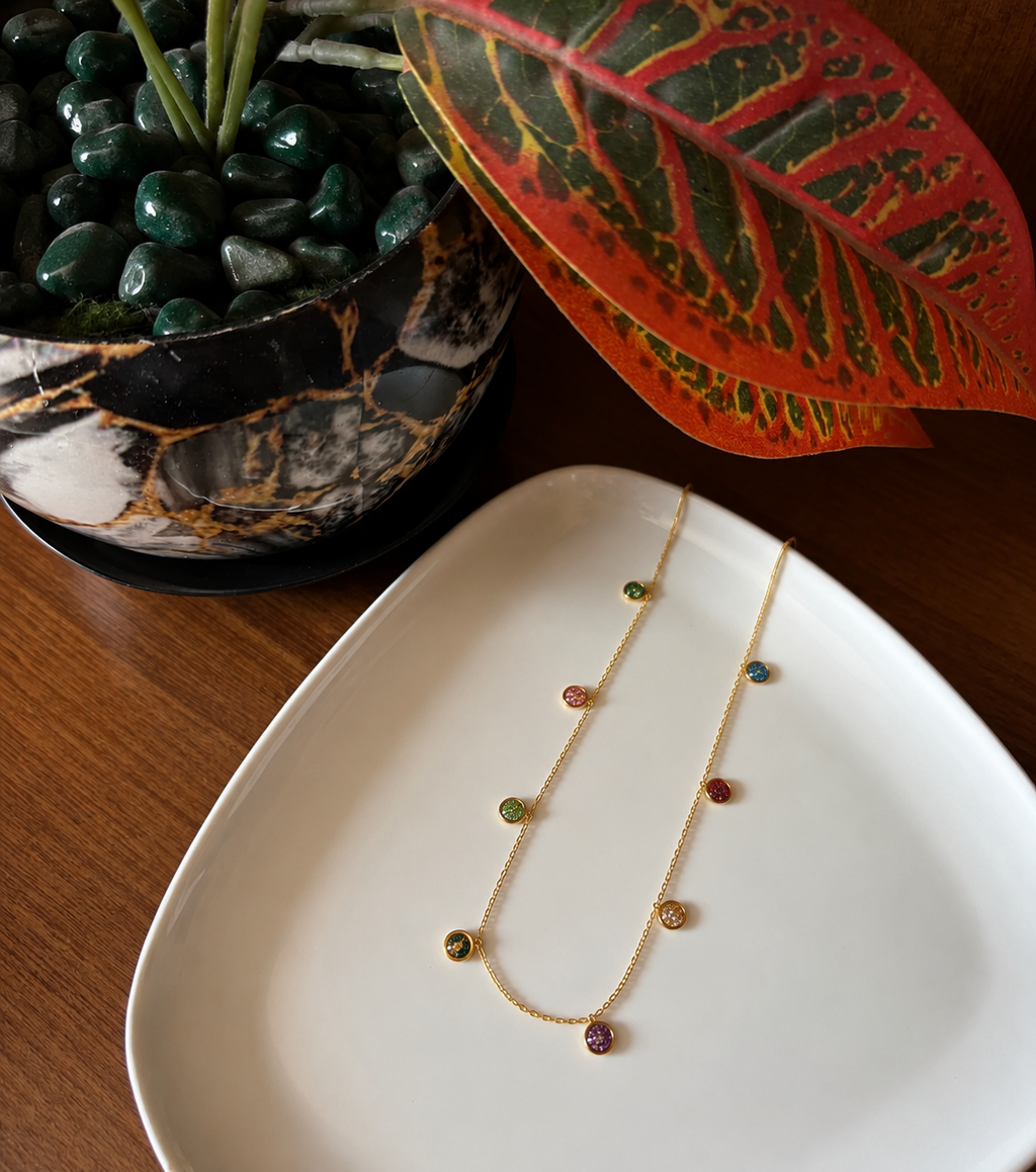Celestial Dots Necklace