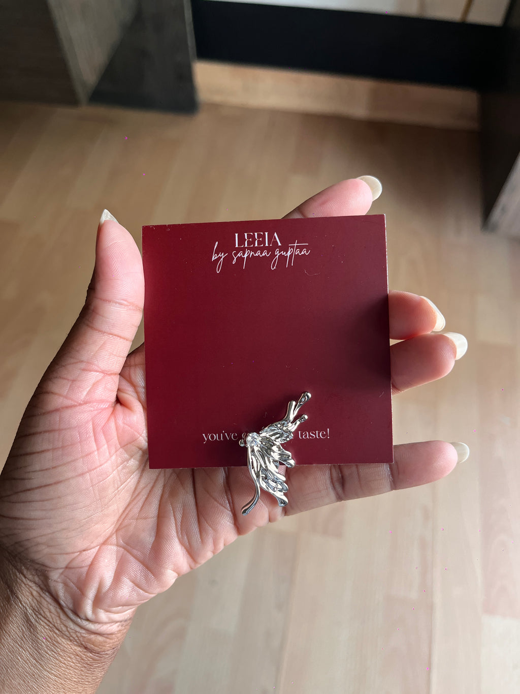 Silver Wing Cuff