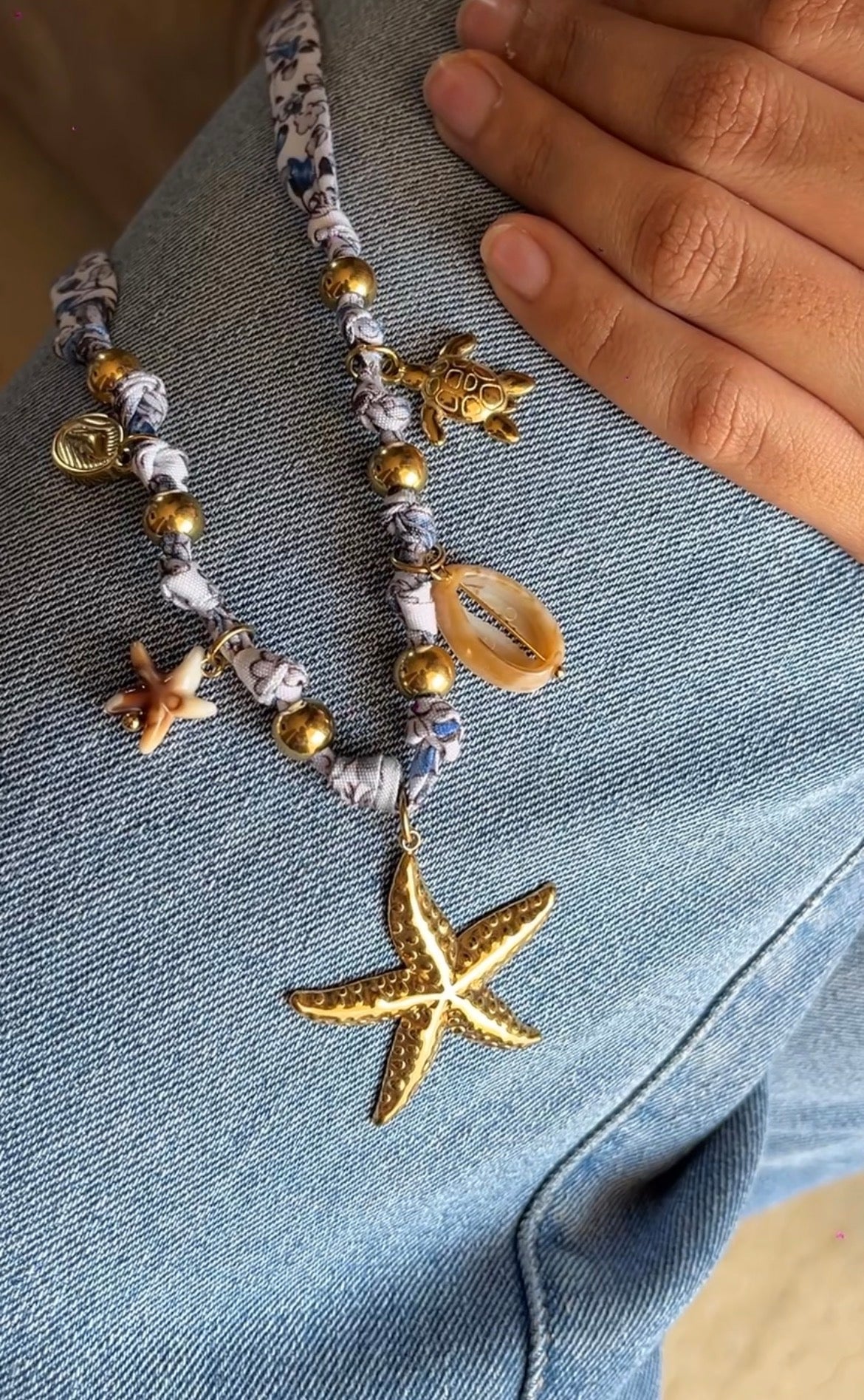 Ocean Muse Charm Necklace