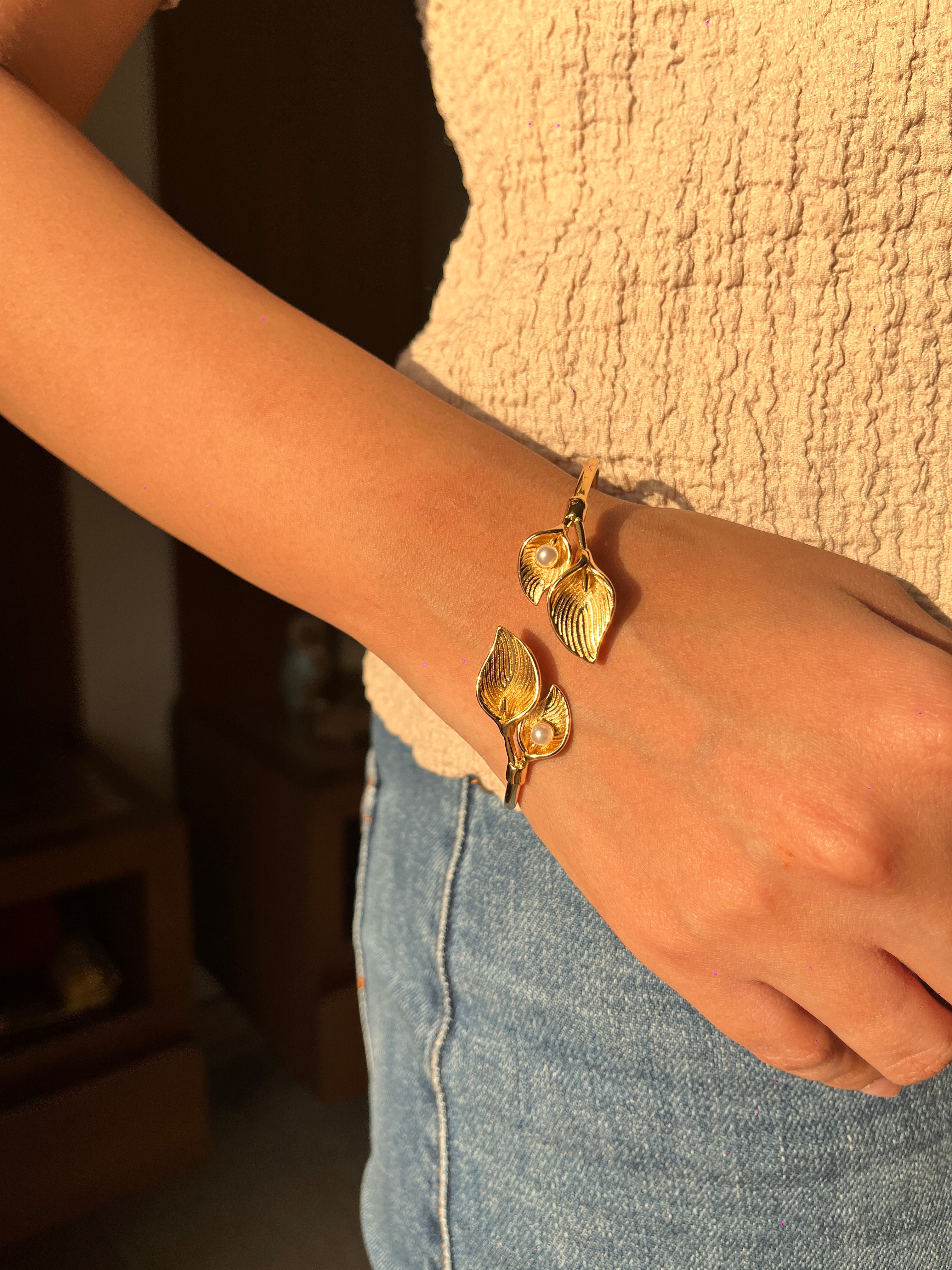 Bloom & Pearl Open Cuff