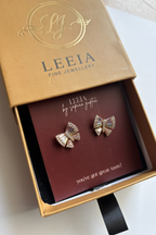 Blush Bow Earrings