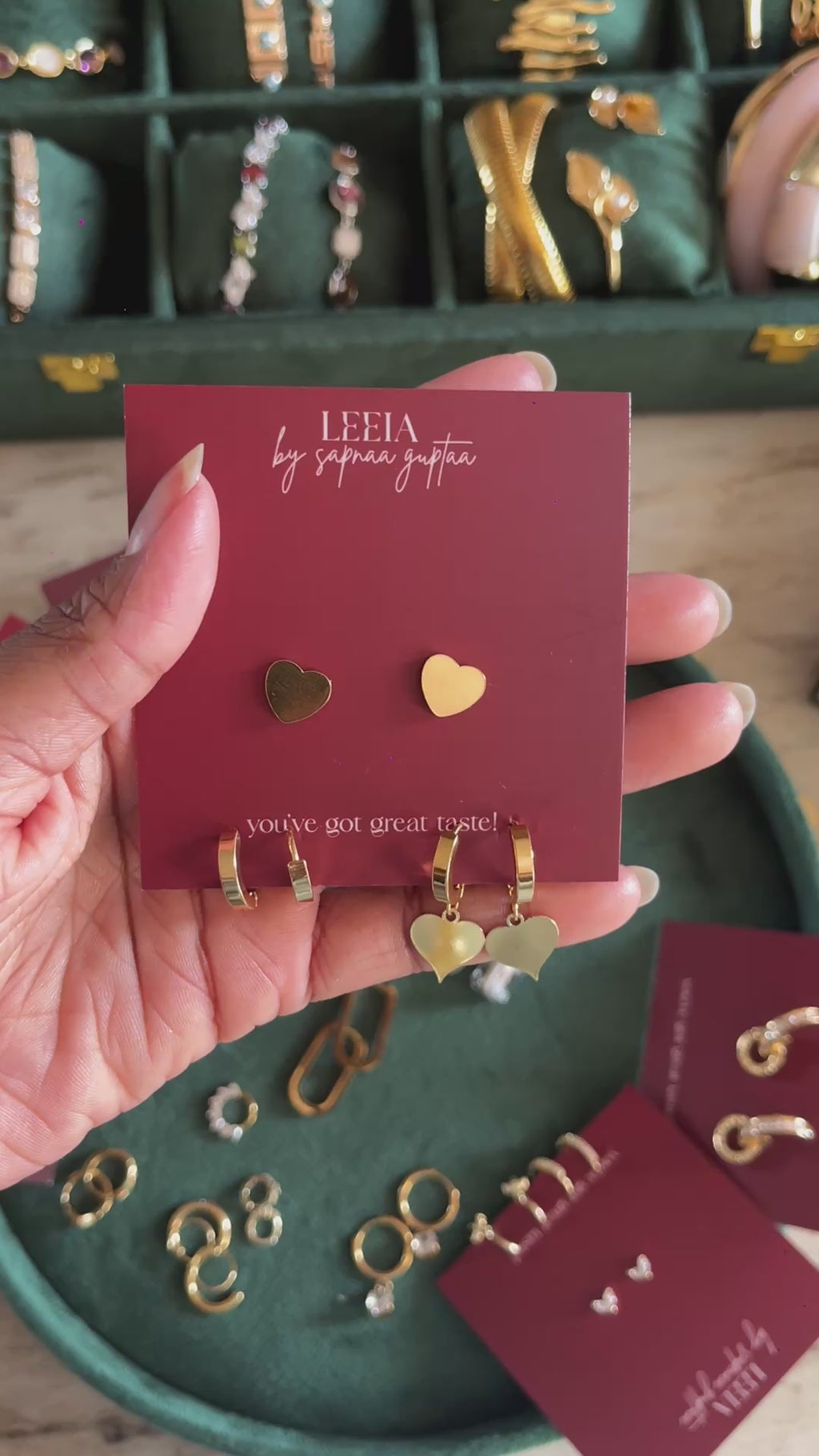 Love Loop Earring Set